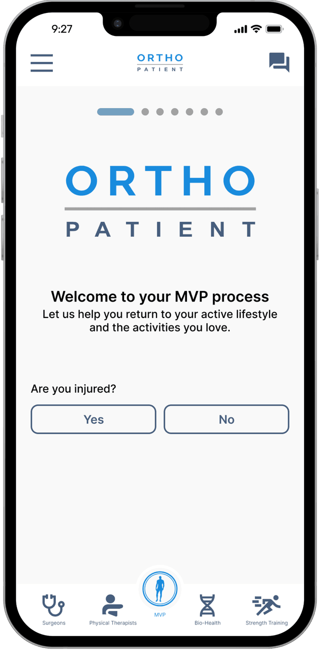 OrthoPatient mobile app